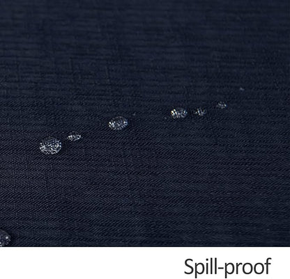 maxmill Faux Linen Texture Tablecloth Stain Resistant Waterproof Wrinkle - Image 5