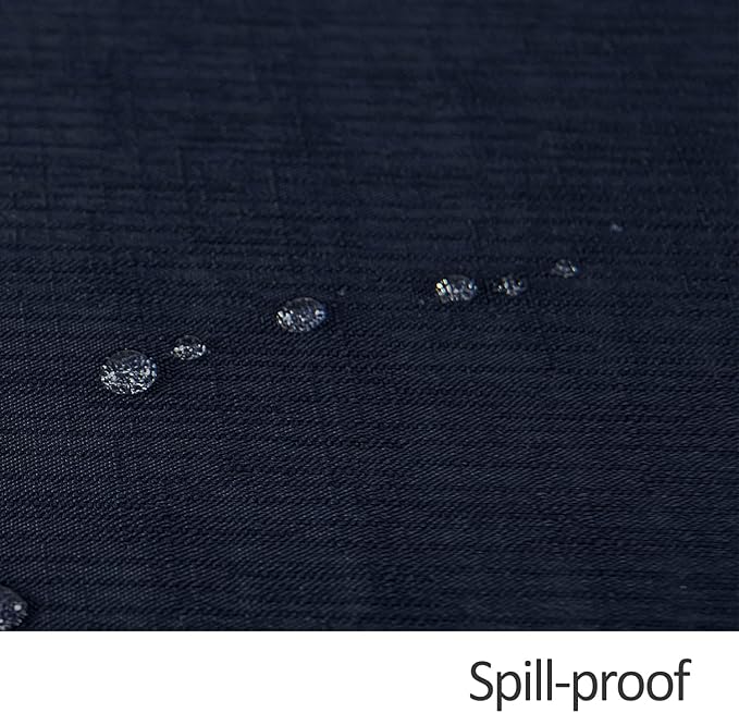 maxmill Rectangle Slubby Textured Tablecloth Waterproof Spillproof Wrinkle Free - Image 5
