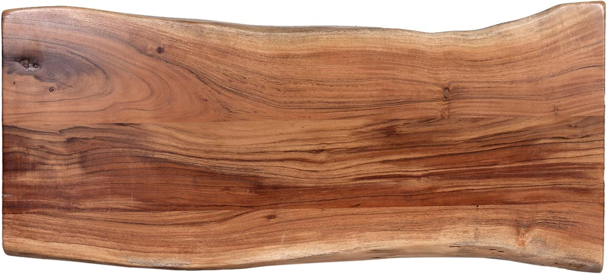 alaterre live edge solid wood entryway bench with, view 10