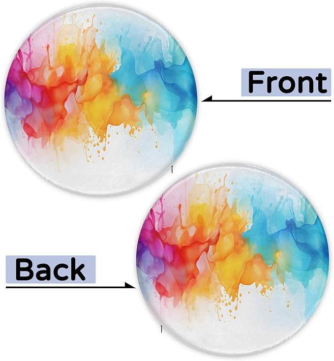 Splash Tie Dye Round Chair Cushions - Image 6