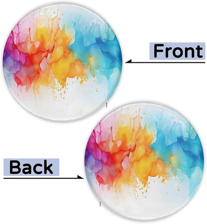 Splash Tie Dye Round Chair Cushions - Image 6