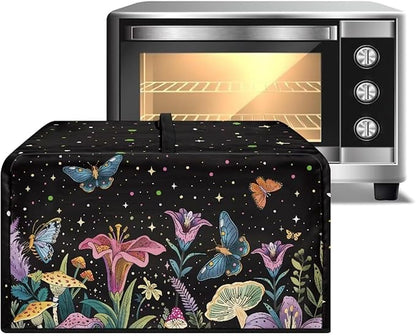 Microwave Oven Cover, Butterfly Heat-Resistant Polyester Machine Protector - Image 2