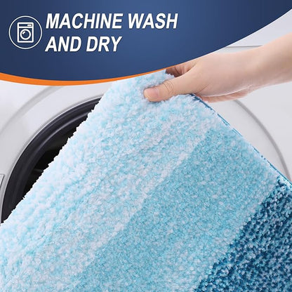 OLANLY Bathroom Runner Rugs 47x24, Extra Soft Absorbent Microfiber Bath Rugs - Image 5