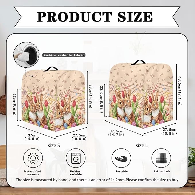 Generic Cute Rabbit Stand Mixer Cover - Image 6