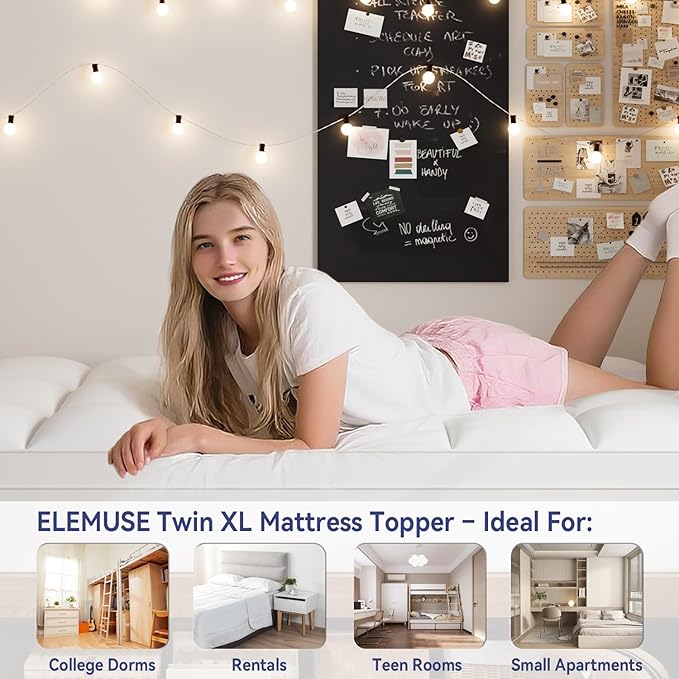 ELEMUSE Twin XL Mattress Topper - Image 6