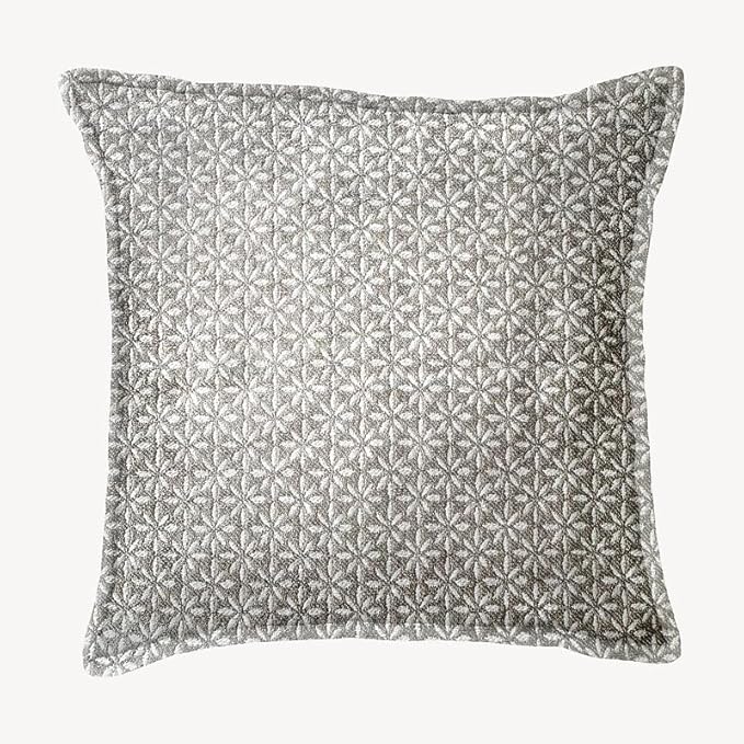 SanVia Tranquil Premium Cotton Throw Pillow Covers, 20 x 20 Inches, Luxurious by SanVia