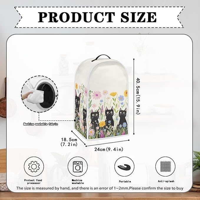 Blender Covers For Kitchen Food Processor Cover Blender Cover Dust Cover Print - Image 6