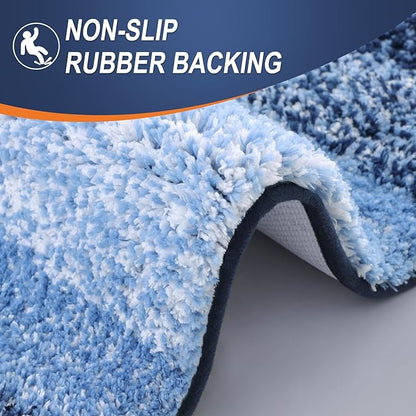 OLANLY Bathroom Runner Rugs 59x20, Extra Soft Absorbent Microfiber Bath Rugs - Image 4