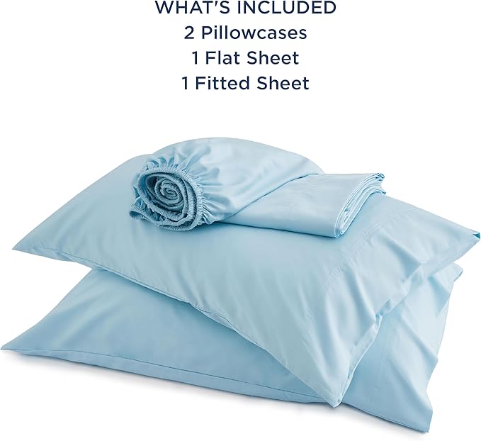 Bedsure Queen Sheet Set, Rayon Derived from Bamboo, Cooling Sheets, Breathable - Image 7