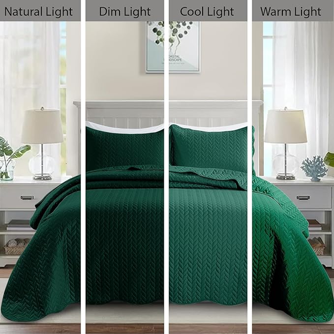 IR Imperial Rooms 8 Pack California King Quilt Bedding Set - Image 9