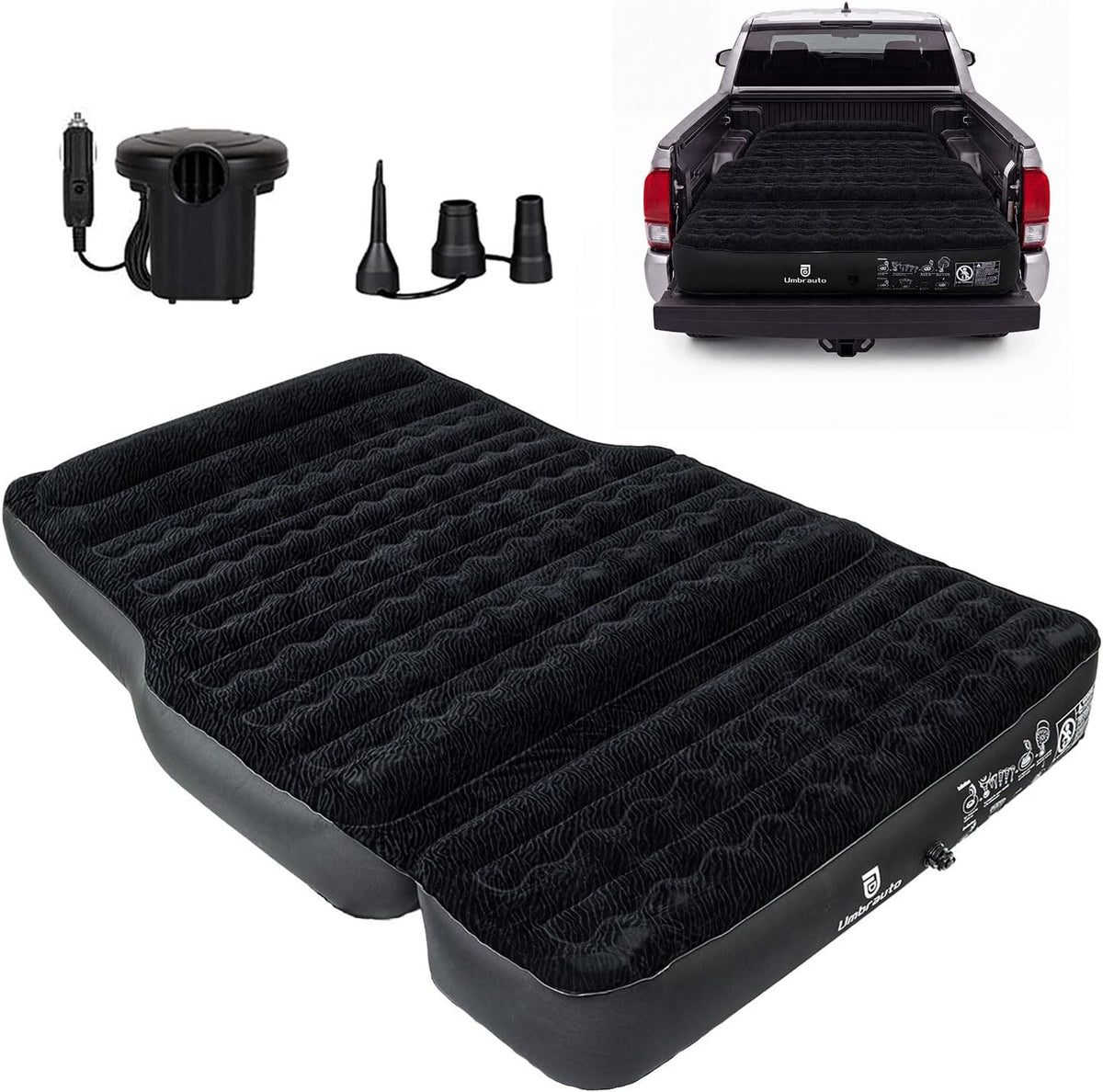umbrauto truck bed mattress for 5'-5.2'ft, tocama mid-size, main product view