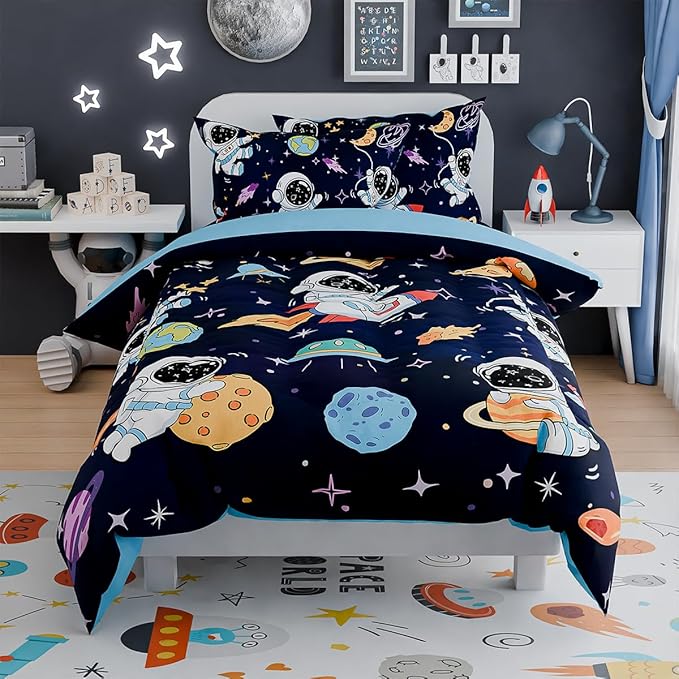 SANDJEST Astronaut Bedding Sets - Image 4