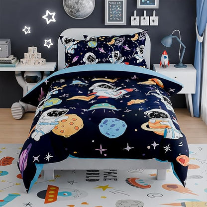 SANDJEST Astronaut Bedding Sets - Image 4