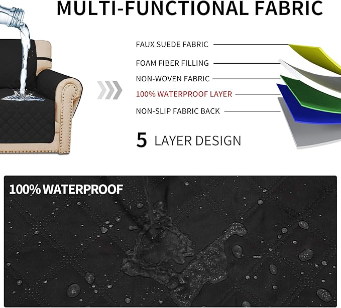 Easy-Going Sofa Slipcover Loveseat Cover Waterproof Couch Cover Washable Sofa - Image 4