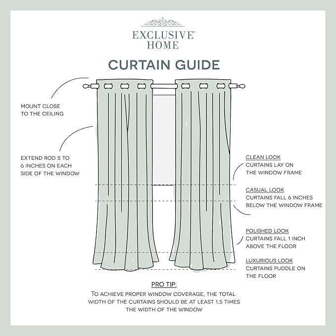 TOWN & COUNTRY LUXE Talia Double Layer Indoor Curtains, Sheer and Room - Image 9