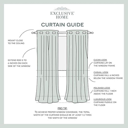 TOWN & COUNTRY LUXE Talia Double Layer Indoor Curtains, Sheer and Room - Image 9
