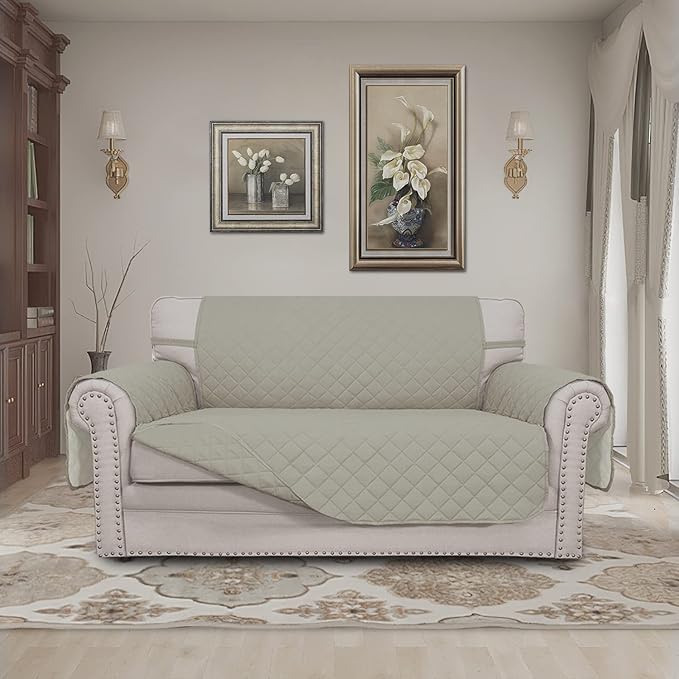 Easy-Going Reversible Loveseat Couch Cover - Image 2