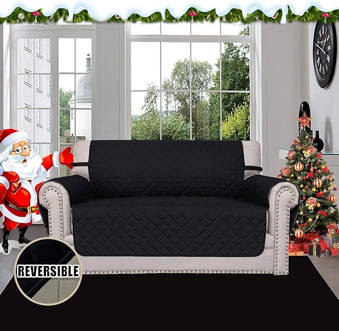 Easy-Going Reversible Loveseat Couch Cover - Image 2