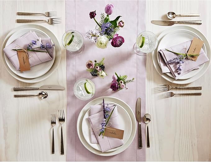 Solino Home Linen Table Runner 48 Inches - Image 3