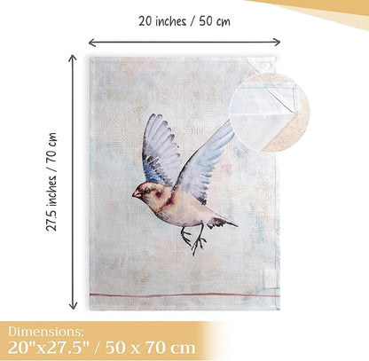 Maison d' Hermine Kitchen Towels Set of 3 100% Cotton 27.50" x 20" Reusable - Image 4