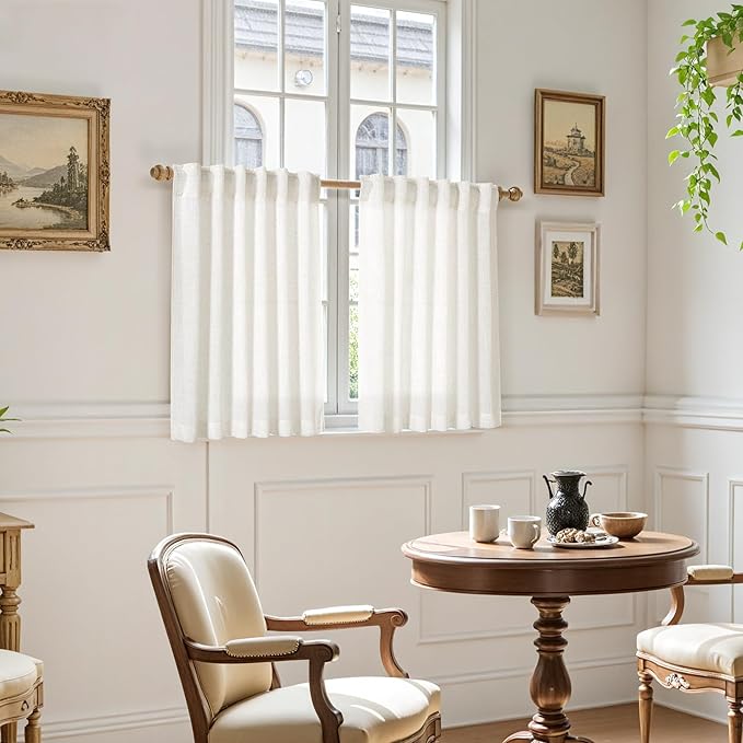Nanspring 24 Inch Linen Curtains - Image 6
