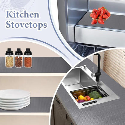 Drawer and Shelf Liner for Kitchen Cabinet: 23in X 90 Ft Non Slip Waterproof - Image 6