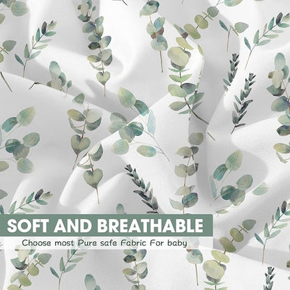 Bimocosy Crib Sheets 4 Pack, Baby Crib Sheets Fitted - Image 9