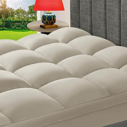CHOKIT King Mattress Topper, Extra Thick Pillow Top Mattress Pad by CHOKIT