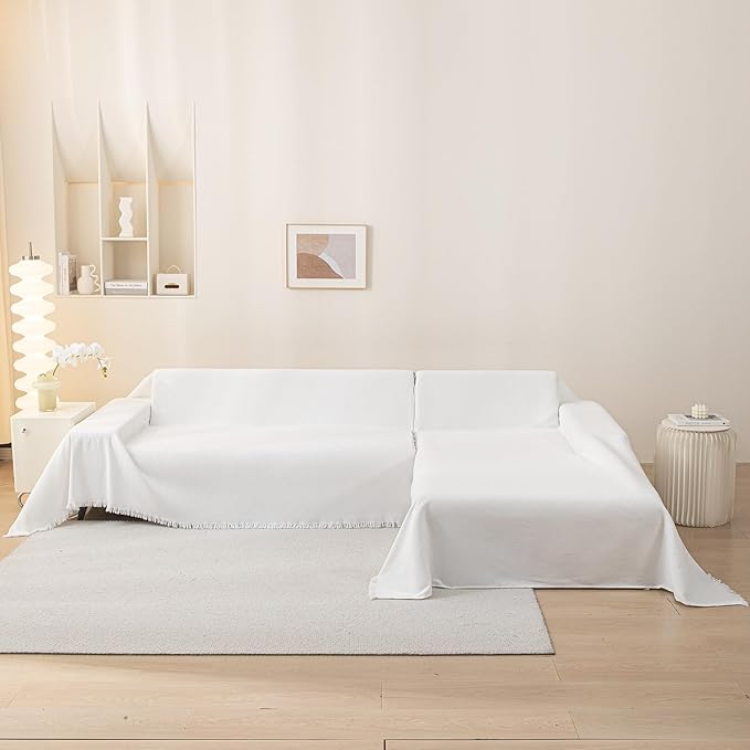 MEETSKY White Couch Cover - Image 8