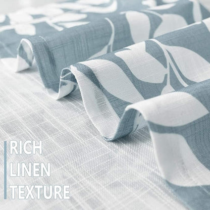 Treatmentex Blue White Curtains - Image 3