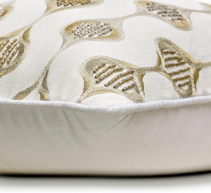 The HomeCentric King/Queen/Twin Beige Decorative Bed Runner King 90"x18" Bed - Image 6