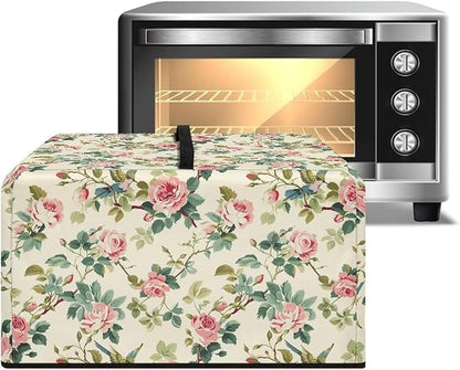 Microwave Cover, Rose Microwave Dust Cover Waterproof Microwaves Oven Covers - Image 2