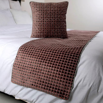 The HomeCentric Grey Bed Runner Without Pillow Cover, Full Size 68"x18" - Image 5
