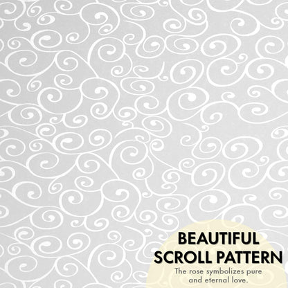 Thickened Aisle Runner for Wedding CeremonyFeet White Aisle Runner Walkway for Indoor Outdoor Wedding Church Decorations ，Halloween Parties can Also use a Carpet，50g(Vine, 3x50Feet)