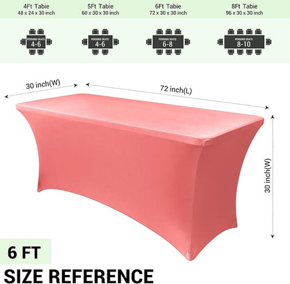 Obstal 6ft Stretch Spandex Table Cover - Image 4