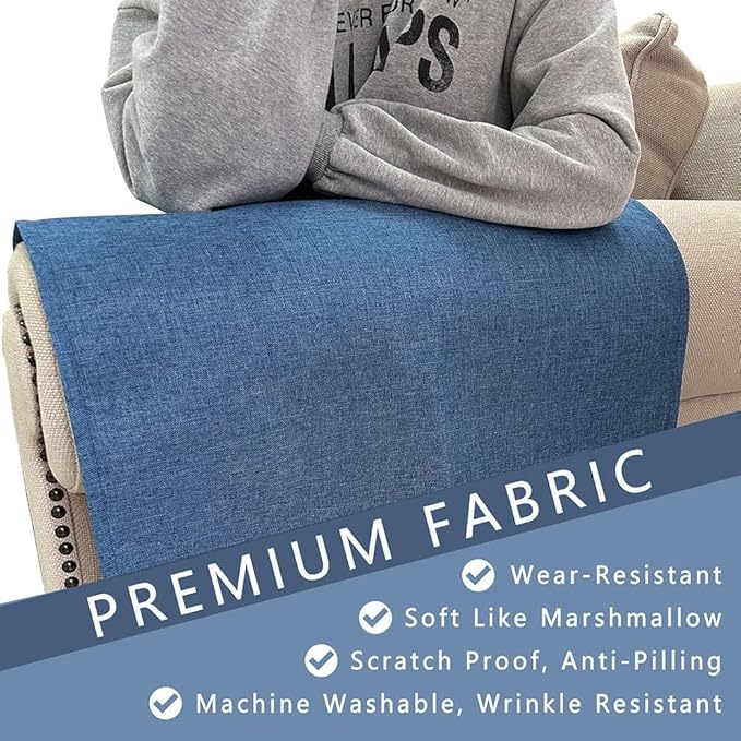 Couch Arm Covers, Anti-Slip Sofa Armrest Cover - Image 5