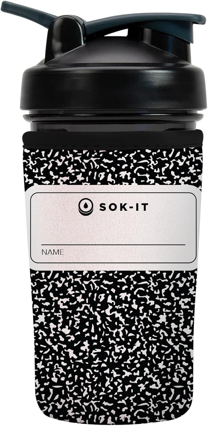 Sok It BotlSok Protein Blender Shaker Bottle Sleeve Insulated Neoprene Cover by SokIt