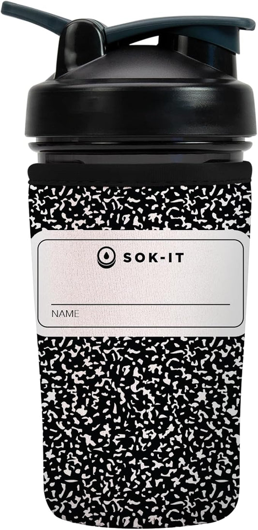 Sok It BotlSok Protein Blender Shaker Bottle Sleeve Insulated Neoprene Cover by SokIt