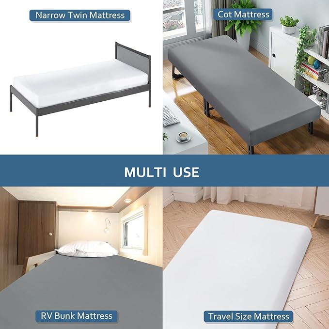 Cot Sheets 31" x 75", Cot Fitted Sheet Ultra Soft and Breathable Snug Fit - Image 6