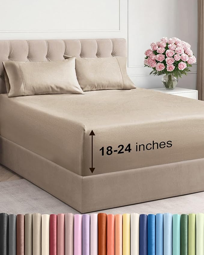 Extra Deep Pocket Queen Sheet Set by CGKUnlimited