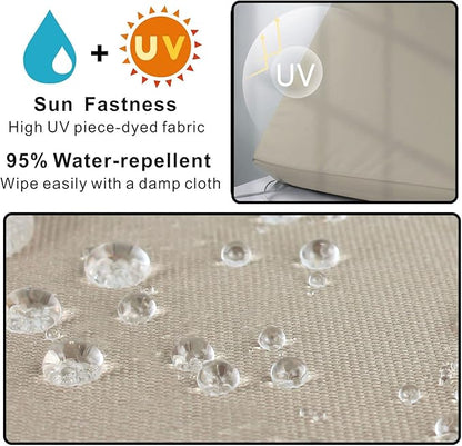 NettyPro Outdoor Patio Lounge Chair Cushion Covers - Image 2