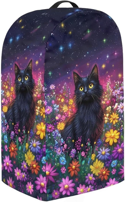 Starry Sky Black Cats Blender Cover - Image 4