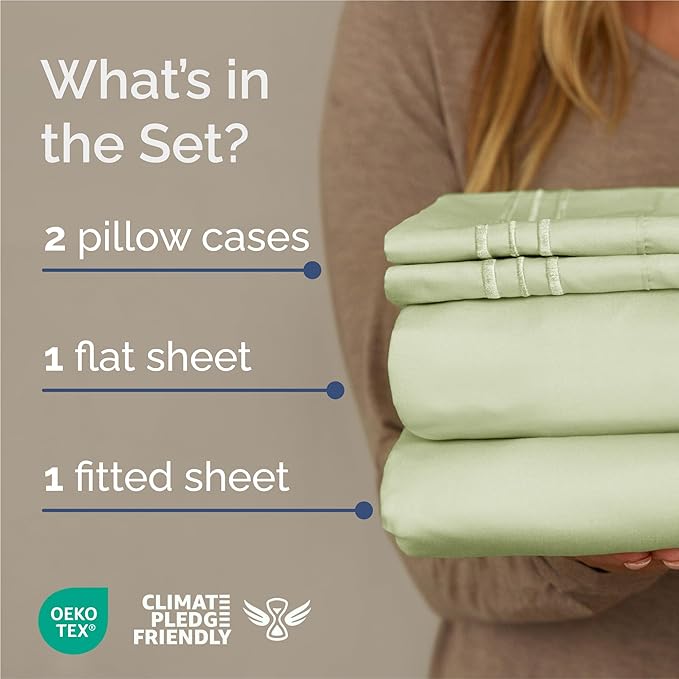 King Size 4 Piece Sheet Set - Image 2