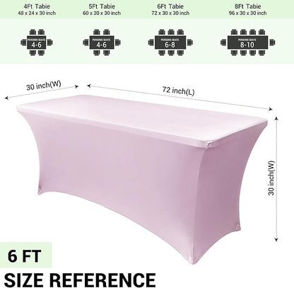 Obstal 6 Pack Stretch Table Covers - Image 4