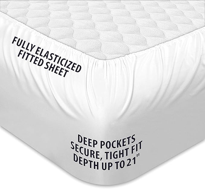 COONP Queen Mattress Topper, Extra Thick Pillowtop, Cooling and Plush Mattress - Image 4