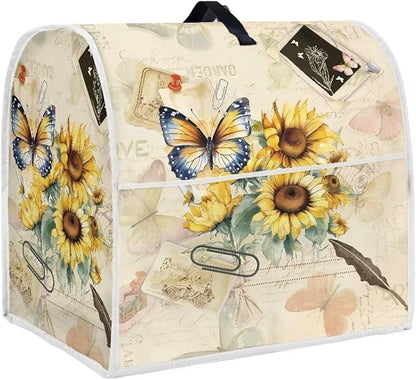 Sunflower Butterfly Stand Mixer Cover Compatible by HUISEFOR
