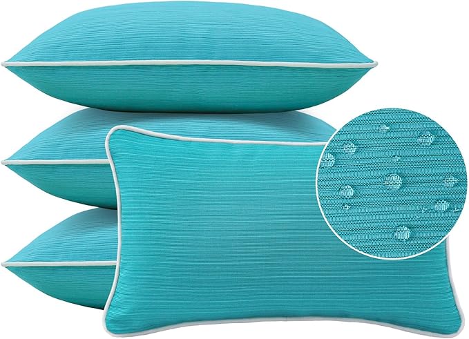 Decorative Outdoor Water Repellent Throw Pillows by Unimatta