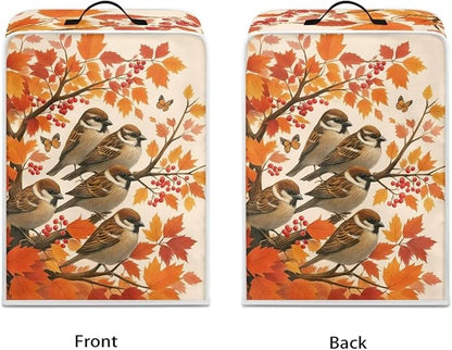 Coffee Maker Cover with Handle Maple Cardinal Dust Protection Washable Foldable - Image 2