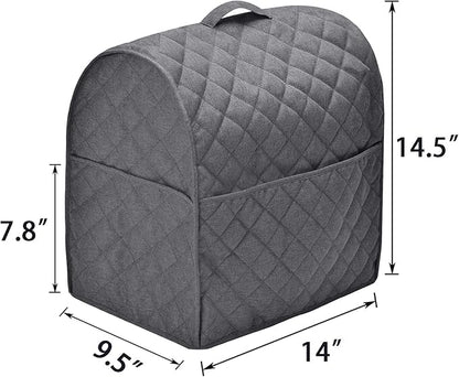 Stand Mixer Dust Cover with 3 Pockets Compatible with KitchenAid Tilt Head - Image 4