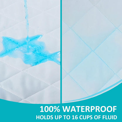 kanech king bed pads washable waterproof for adults shown in use